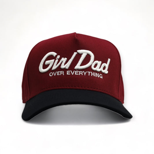 90s Script GirlDad Maroon Black