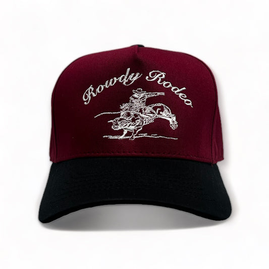 Rowdy Rodeo Black Maroon