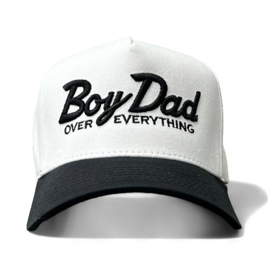 90s Script BoyDad White Black